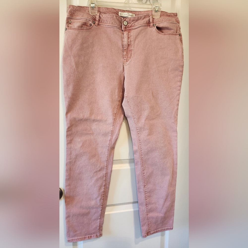 Cato Soft Pink Straight Leg Jeans